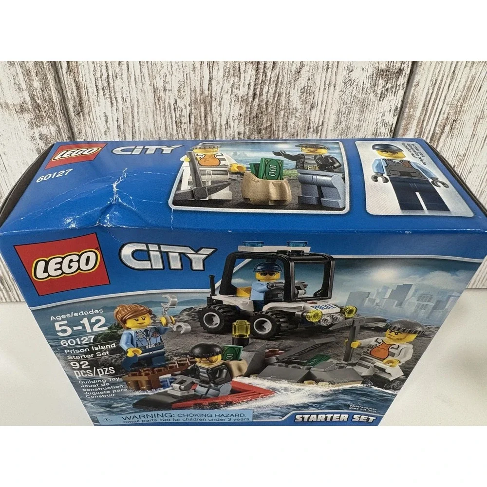 LEGO City Prison Island Starter Set 60127 Police Buggy Minifigures Box Sealed